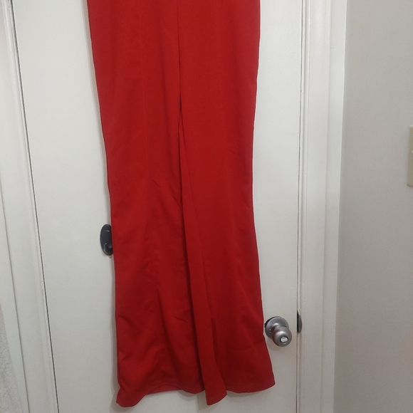 Red flare pants - Picture 8 of 9